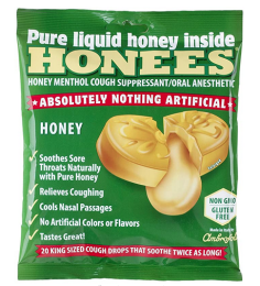 Honees Cough Drops - Extra Large - Menthol - 20 Count