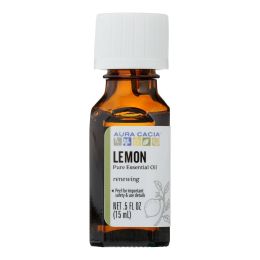 Aura Cacia - Essential Oil - Lemon - 0.5 fl oz