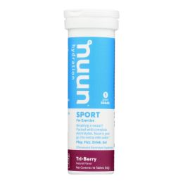 Nuun Hydration Nuun Active - Tri - Berry - Case of 8 - 10 Tablets