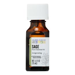 Aura Cacia - Essential Oil Sage - 0.5 fl oz