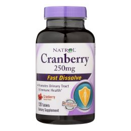 Natrol Cranberry Fast Dissolve - 250 mg - 120 Tablets