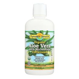 Dynamic Health Organic Aloe Vera Juice with Micro Pulp - 32 fl oz