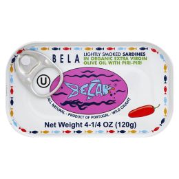 Bela-olhao Sardines - Sardines Piri Piri Smoke - Case of 12-4.23 OZ