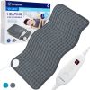 Electric Heating Pad with Control; Grey 12"x24"