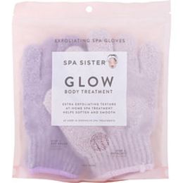 Spa Accessories By Spa Accessories Spa Sister Twin Exfoliating Gloves Treatment (violet & Lavander) For Anyone