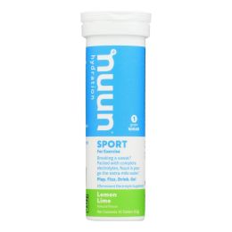 Nuun Hydration Nuun Active - Lemon and Lime - Case of 8 - 10 Tablets (SKU: 1698505)